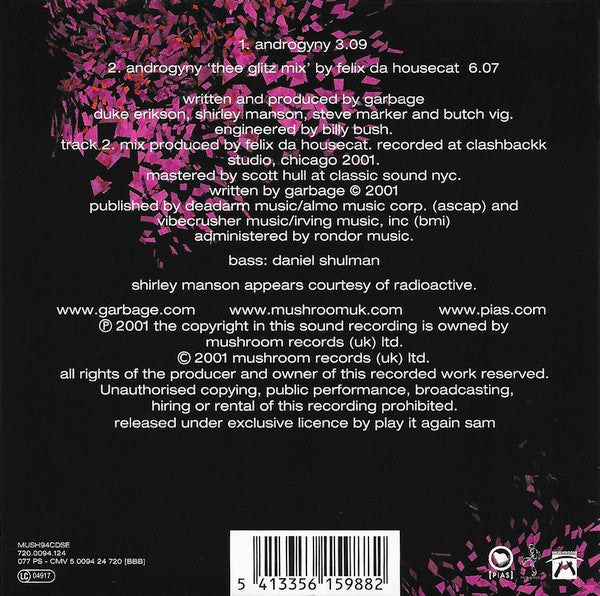 Garbage : Androgyny (CD, Single)