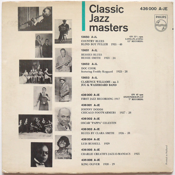 Original Dixieland Jazz Band, Louisiana Five : First Jazz Recording 1917 (7", EP, Comp)