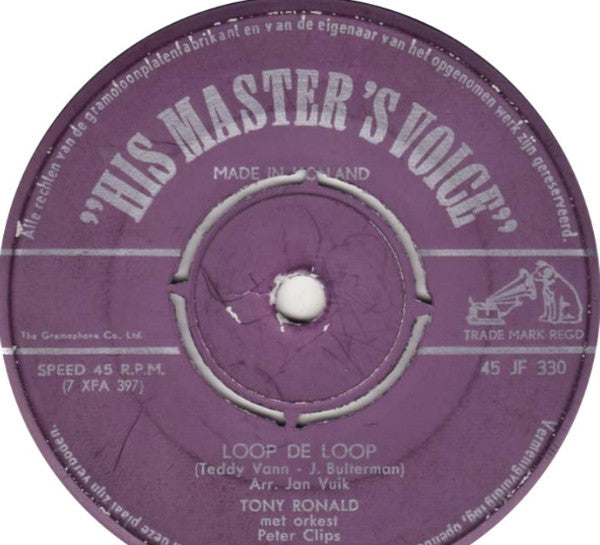 Tony Ronald : Loop de Loop (7", Single)