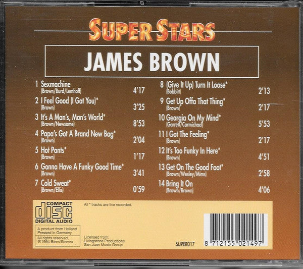 James Brown : Super Stars (CD, Comp)