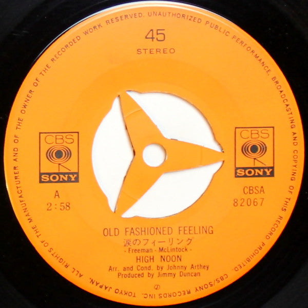 High Noon (2) : Old Fashioned Feeling (7")