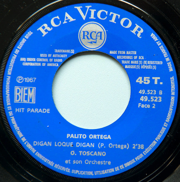 Palito Ortega : La Felicidad (7", Single, Mono)