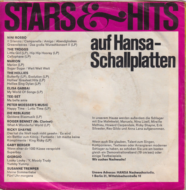 Alfie Khan Und Die Cornehlsen Singers : Sie Kommt Noch Heut' (7", Single)