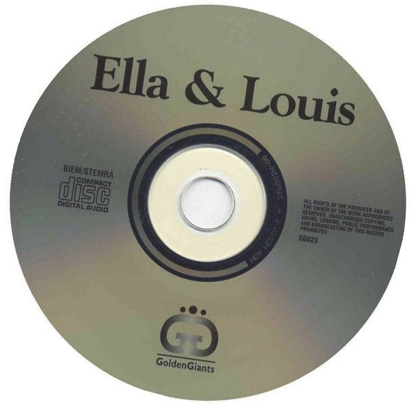 Ella Fitzgerald & Louis Armstrong : Ella & Louis (CD, Comp)