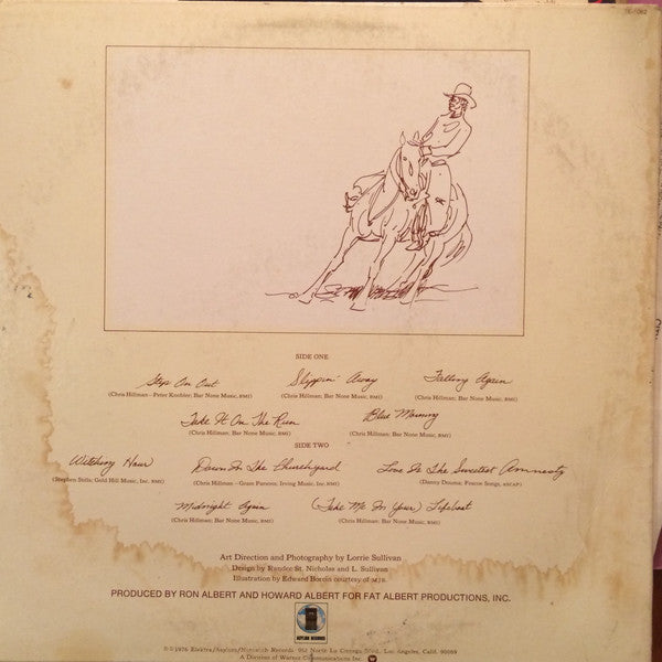 Chris Hillman : Slippin' Away (LP, Album, CP )