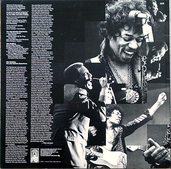Otis Redding / The Jimi Hendrix Experience : Historic Performances Recorded At The Monterey International Pop Festival (LP, Album, RE)