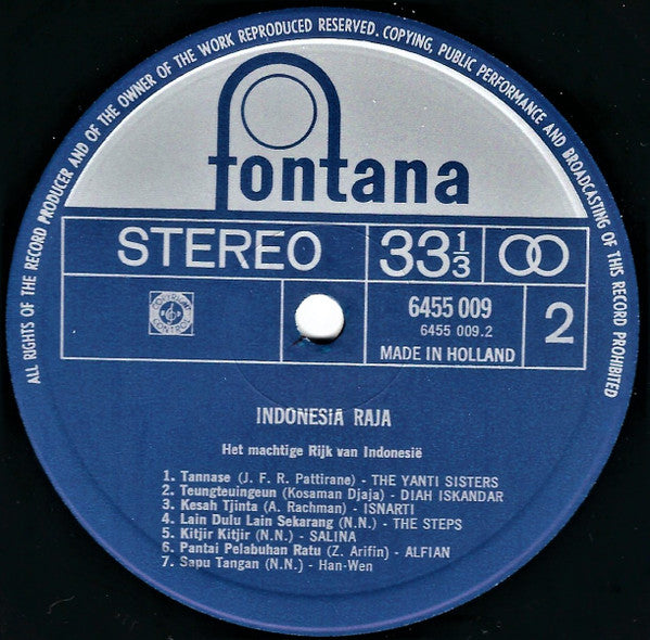 Various : Indonesia Raja (Het Machtige Rijk Van Indonesië) (LP, Comp)