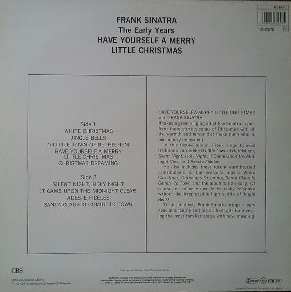 Frank Sinatra : Have Yourself A Merry Little Christmas (LP, Album, RE)