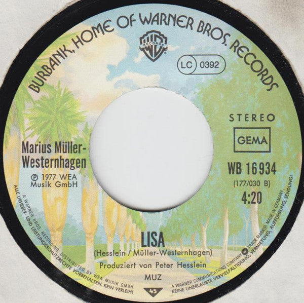 Marius Müller-Westernhagen : Du Bist Du (7", Single)