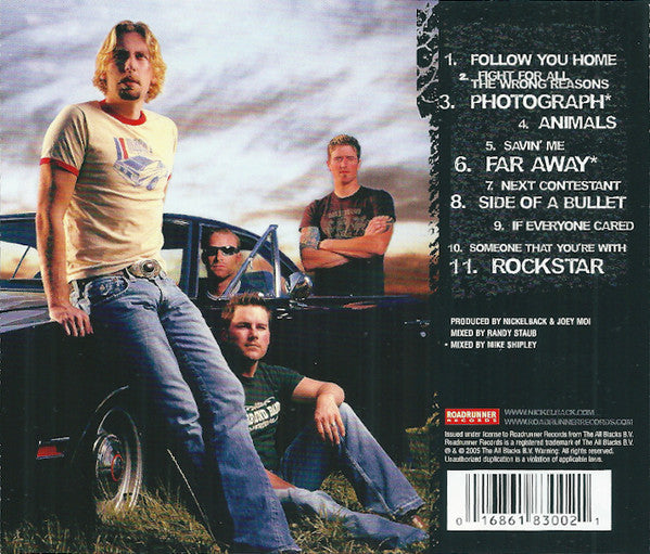 Nickelback : All The Right Reasons (CD, Album)
