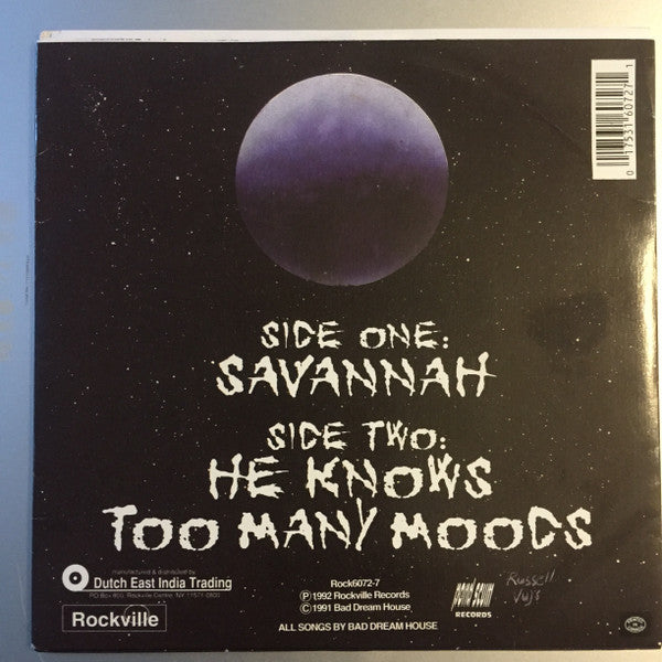 Bad Dream House : Bad Dream House (7", EP, Whi)