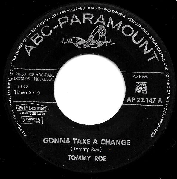 Tommy Roe : Gonna Take A Chance (7", Single)