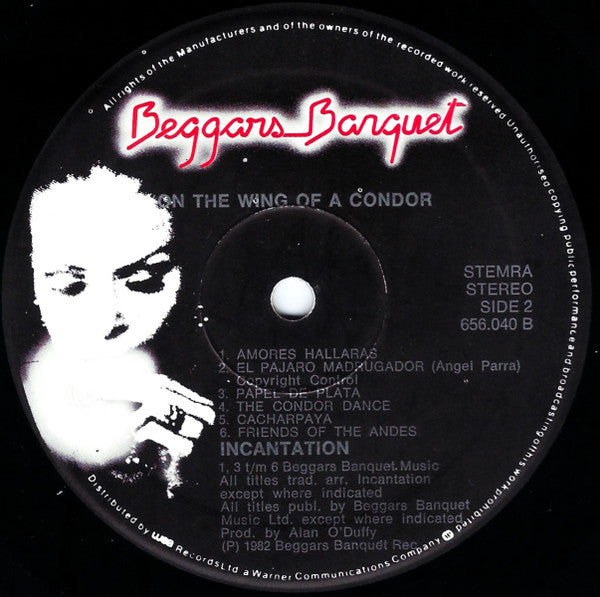 Incantation (2) : On The Wing Of A Condor (LP, Album)