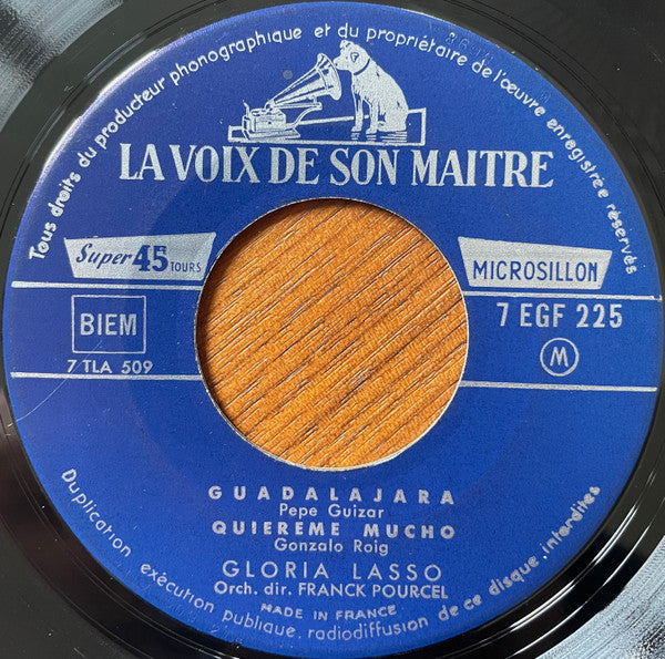 Gloria Lasso Orchestre Direction : Franck Pourcel : Le Torrent  (7", EP, Mono)