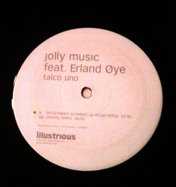 Jollymusic feat. Erlend Øye : Talco Uno (12")