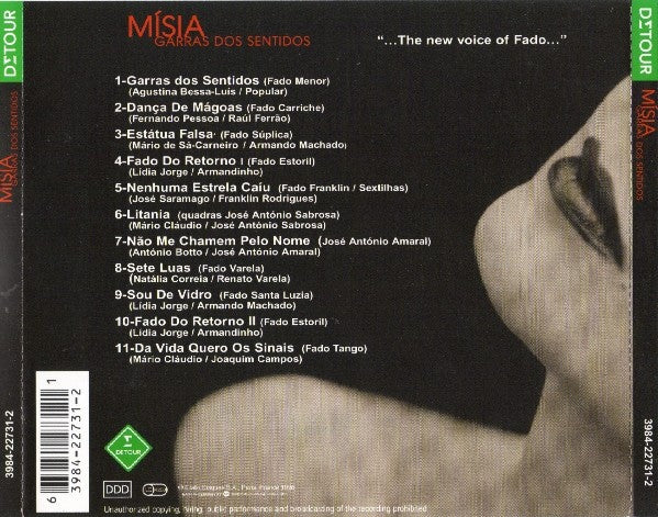 Mísia : Garras Dos Sentidos (CD, Album)