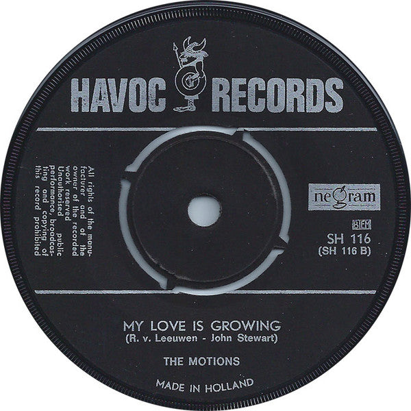 The Motions : Why Don't You Take It / My Love Is Growing (7", Single)