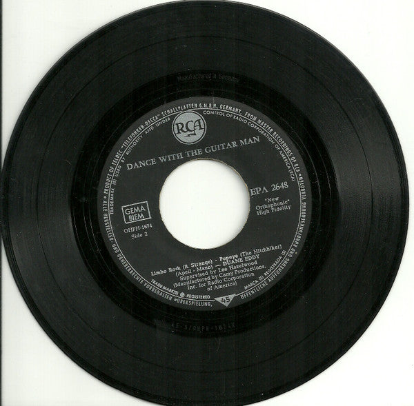 Duane Eddy : Dance With The Guitar Man (7", EP)