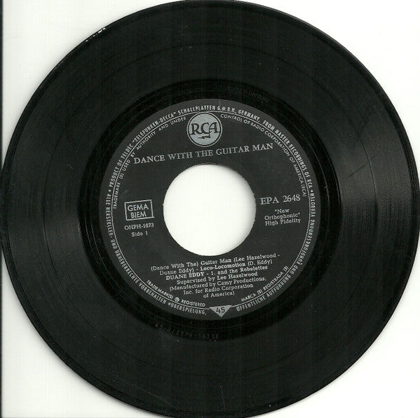 Duane Eddy : Dance With The Guitar Man (7", EP)