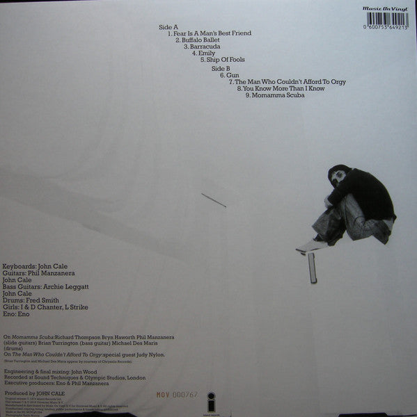 John Cale : Fear (LP, Album, Ltd, Num, RE, Whi)