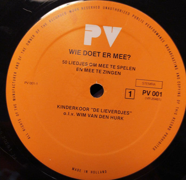Kinderkoor De Lieverdjes : 50 Kinderliedjes (LP, Comp)