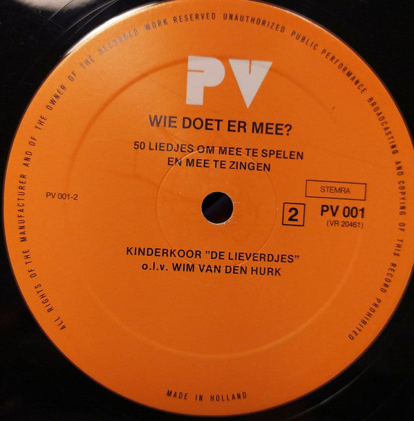 Kinderkoor De Lieverdjes : 50 Kinderliedjes (LP, Comp)