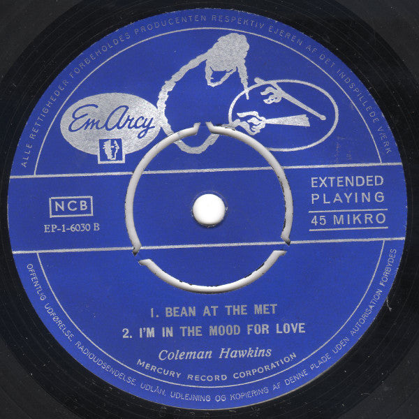 Coleman Hawkins : The Hawk (7", EP)