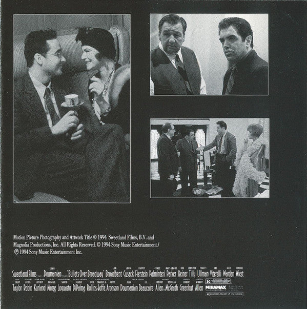 Various : Bullets Over Broadway (Music From The Motion Picture) (CD, Album, Comp, Mono)