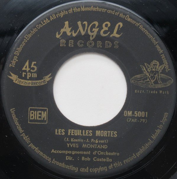 Yves Montand : Les Feuilles Mortes (7", Single)