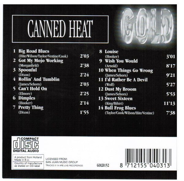 Canned Heat : Gold (CD, Comp)