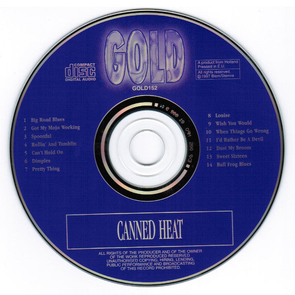 Canned Heat : Gold (CD, Comp)