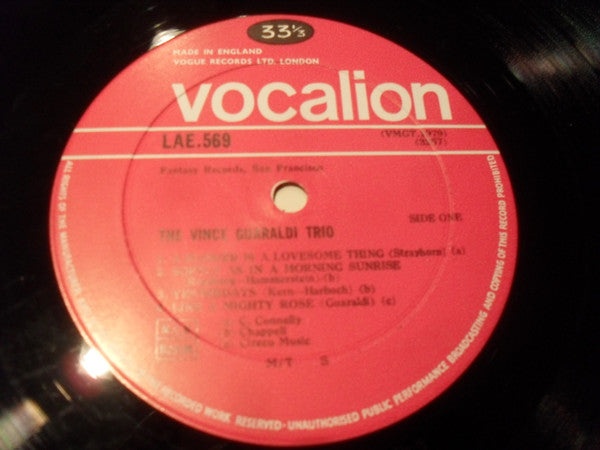 Vince Guaraldi Trio : A Flower Is A Lovesome Thing (LP, Album)