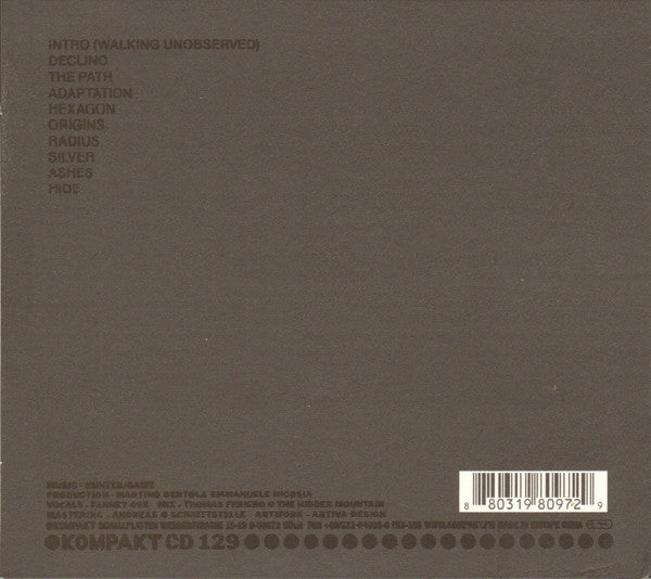 Hunter/Game : Adaptation (CD, Album)
