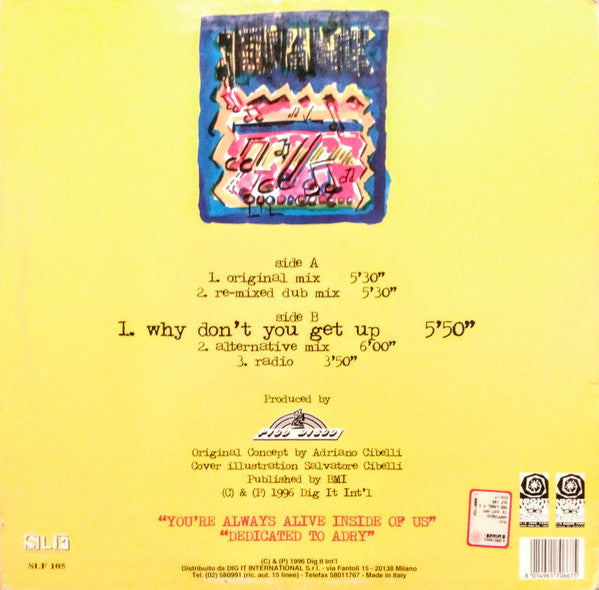 Happiness Is Just Around The Bend : Get Up (12")