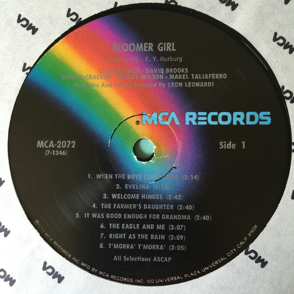 Various : Bloomer Girl (LP, Mono, RE)