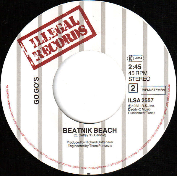 Go-Go's : Vacation (7", Single)