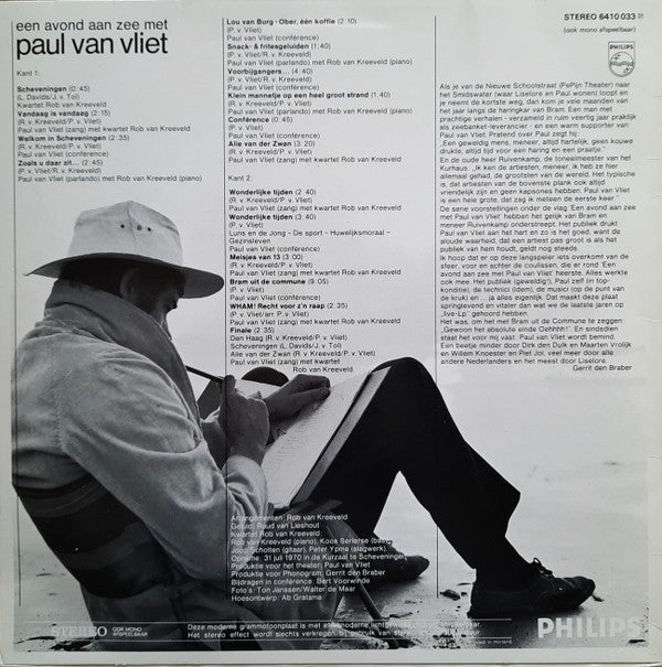 Paul van Vliet (2) : Een Avond Aan Zee Met Paul Van Vliet (LP, Album)