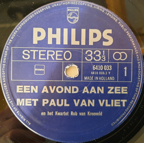 Paul van Vliet (2) : Een Avond Aan Zee Met Paul Van Vliet (LP, Album)