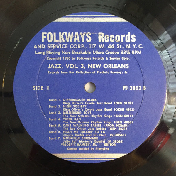 Various : Jazz Volume 3: New Orleans (LP, Comp, RE)