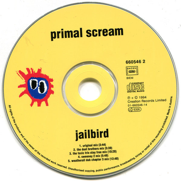 Primal Scream : Jailbird (CD, Maxi)