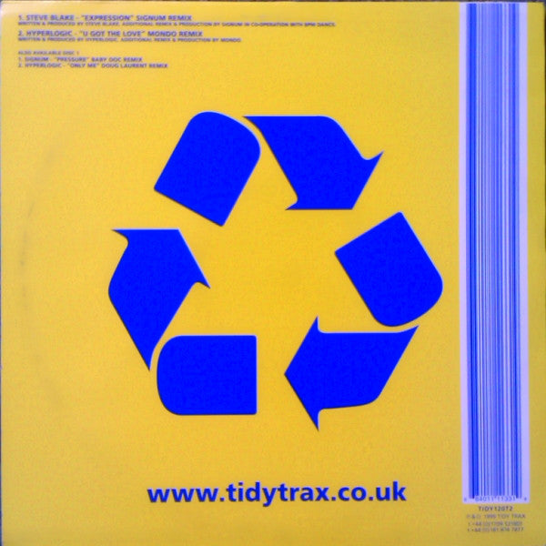 Steve Blake / Hyperlogic : The Recycle EP (10", EP, Ltd, Dis)