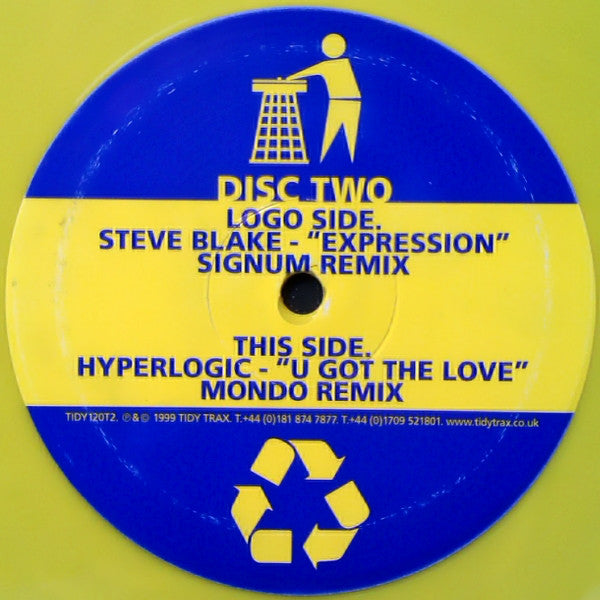 Steve Blake / Hyperlogic : The Recycle EP (10", EP, Ltd, Dis)