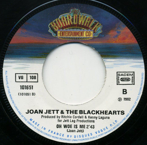 Joan Jett & The Blackhearts : Crimson And Clover (7", Single)