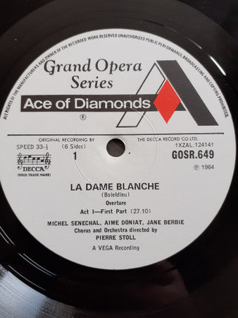 Boïeldieu* - Pierre Stoll : La Dame Blanche (Box, Album, RE + 3xLP)