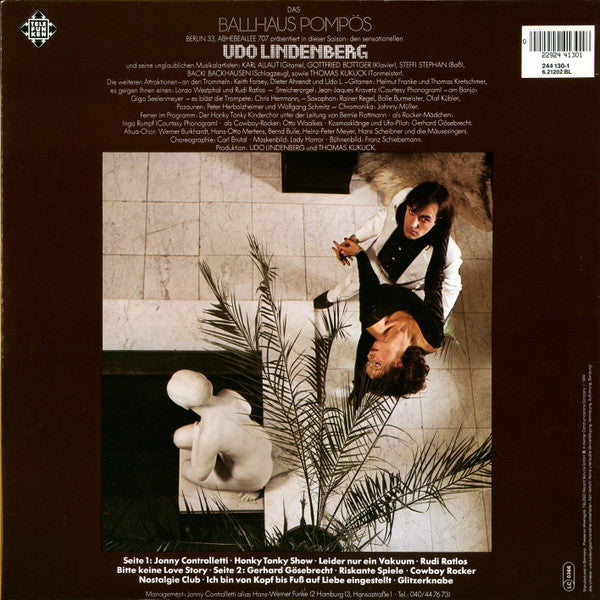 Udo Lindenberg & Das Panikorchester* : Ball Pompös (LP, Album, RE)