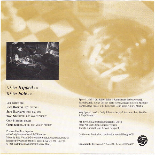 Luminarios : Tripped (7", Single)