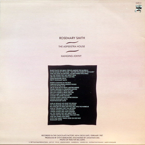 Band Of Holy Joy : Rosemary Smith (12", Single)