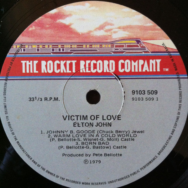 Elton John : Victim Of Love (LP, Album)