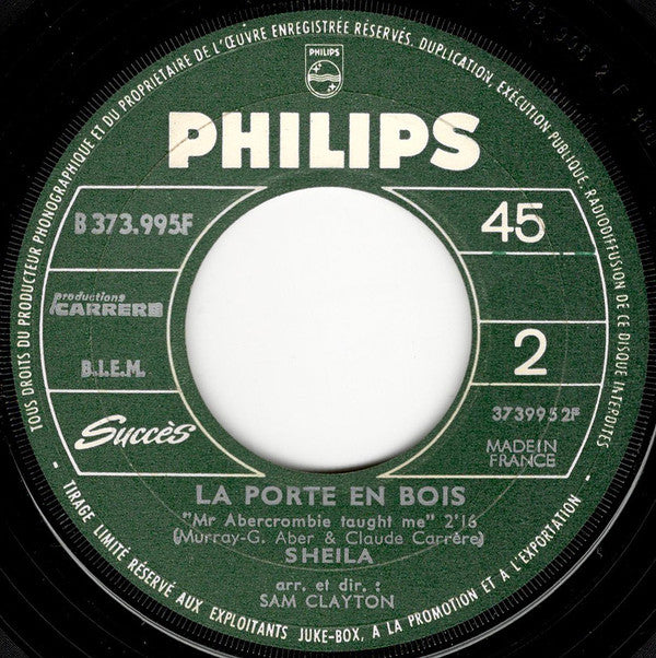 Sheila (5) : Adios Amor (7", Single, Jukebox, Ltd, Promo)