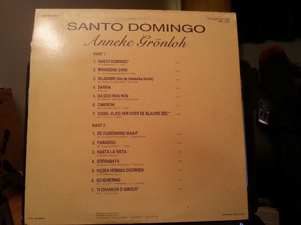Anneke Grönloh : Santo Domingo (LP, Album)